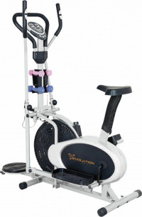 Imagen miniatura de ELIPTICO RESIDENCIAL CON ASIENTO EVOLUTION FITNESS MOD EL651 4MANCUERNAS TWISTER